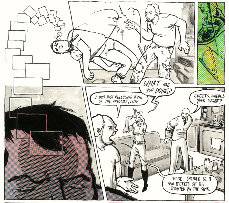 Illustration for article titled Michel Fiffe’s Zegas highlights the many dimensions of comic-book storytelling